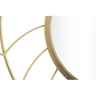 Lustro SUNFLOWER Ø 88x7 cm (wymiary lustra Ø 33 cm)